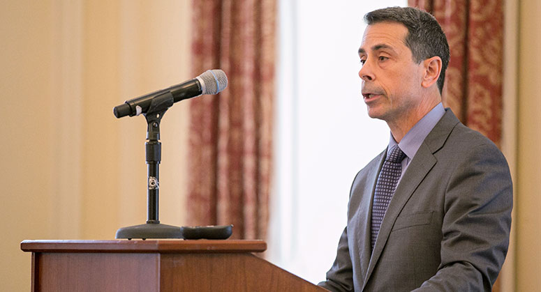 Kenneth Blanco, Acting Assistant Attorney General, Criminal Division, U.S. Department of Justice gives morning keynote speech at November 9, 2017 conference