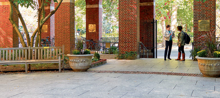 Vanderbilt Hall courtyard