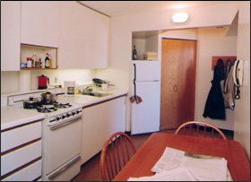 Interior of apartment type P 