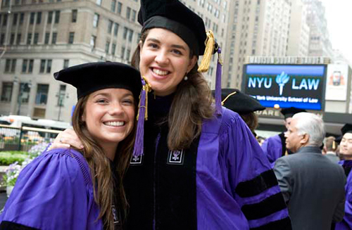 NYU Law graduates at convocation