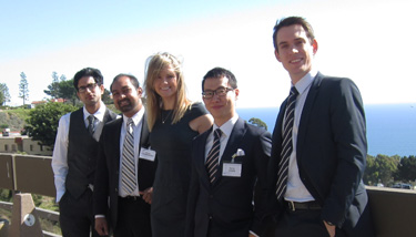 Photo of Ashok Ayyar, Wamiq Chowdhury, Christine Van Geyn, Darius Chan, Sven-Michael Volkmer