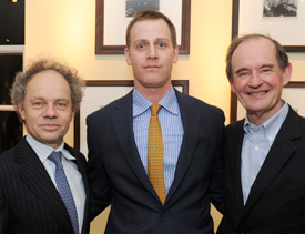 Photo of Richard Revesz, Daryl Levinson, and David Boies