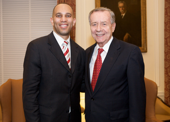 Hakeem Jeffries and Frank Guarini