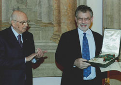 President Giorgio Napolitano and Joseph Weiler 
