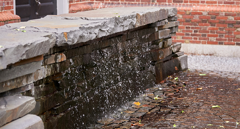 waterfall sculpture