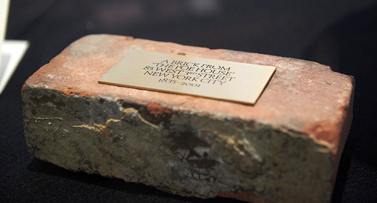 old brick from the Poe House