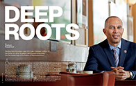 Deep Roots magazine feature spread