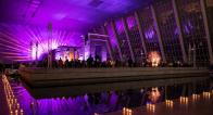 Weinfeld Gala 2019 at Metropolitan Museum of Art, diner tables around Temple of Dendur