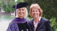 Elizabeth H. Shereff ’21 with her mother, Cobby J. Shereff ’83