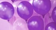 Purple balloons