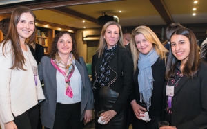 Alumni socializing at a regional event in Los Angeles