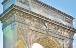 Detail of Washington Square Arch