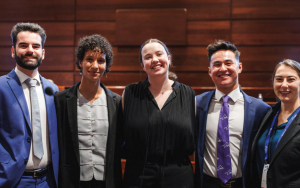 Moot Court students