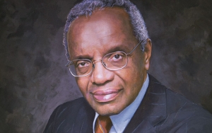 Painting of Derrick Bell