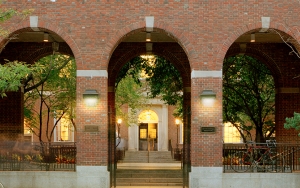 Vanderbilt Hall Arches at dusk