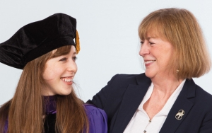 Eloise Rotenberg with her mother, Jane Dickson ’78