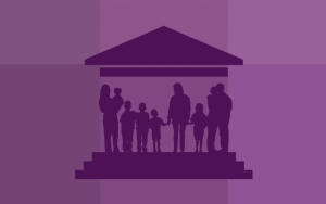 Artwork of family court