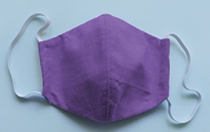 Purple face mask