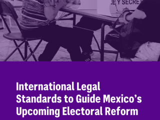 This is a report about electoral reforms in Mexico.