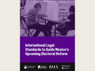 This is a report about electoral reform in Mexico.