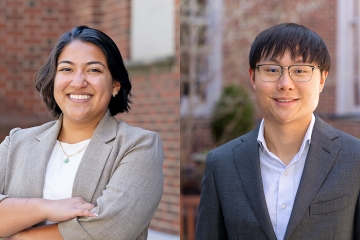 Brenda Mendez and Yuxin Feng