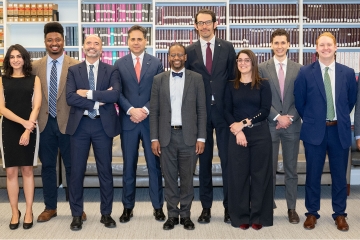 Attendees at March 2025 reception to celebrate the new name of Intesa Sanpaolo Center for Transnational Litigation, Arbitration, and Commercial Law 