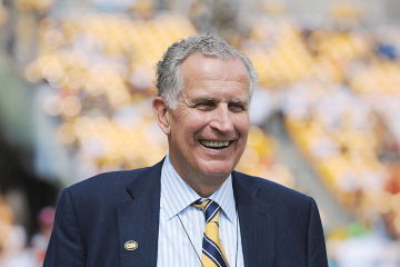Paul Tagliabue in sports stadium