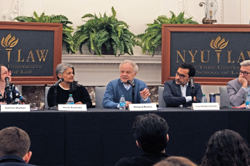 Katrina Wyman, Neela Banerjee, Richard Revesz, César Rodríguez-Garavito, and Jacob Werksman