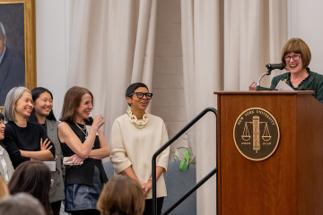 Photo of Marcy Syms Equality Initiative announcement