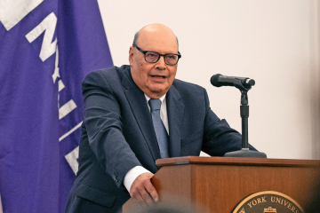 Reuven Avi-Yonah at lectern