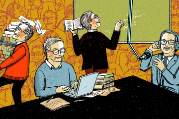 Illustration of Richard Epstein