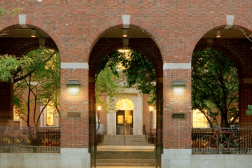 Vanderbilt Hall Arches at dusk