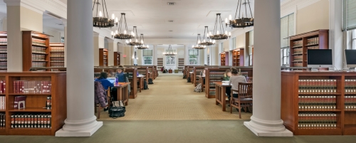 NYU Law library interior