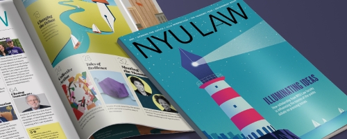 2021 Magazine cover and opening spread