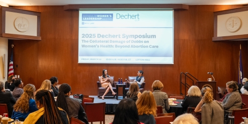 Dechert symposium audience