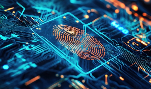 Fingerprint in electric lights