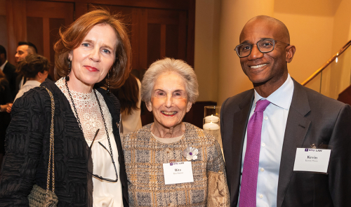 Siofra O'Leary, Rita Hauser, Kevin Davis