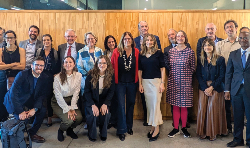 group shot of conference attendees at NYU Law Buenos Aires conference