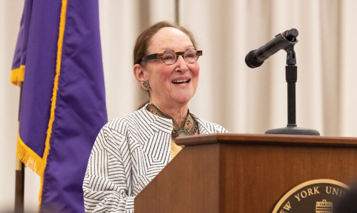 Rosalie Silberman Abella at lectern