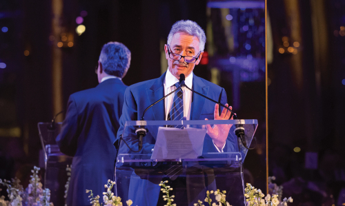 Jonathan Mechanic at lectern