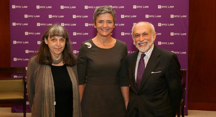 Eleanor Fox, Margrethe Vestager, Harry First