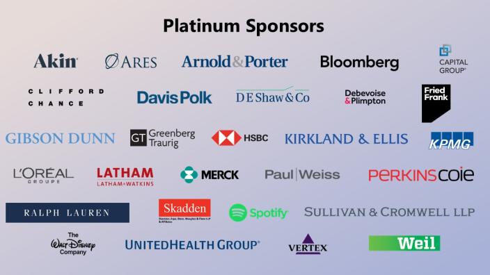 Logos of Meltzer Center Sponsors