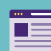 Generic Media Icon Teal