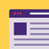 Generic Media Icon Yellow