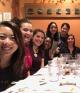 Students at Korean dinner