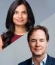 Vijaya Gadde and Nick Clegg