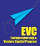 Paper airplane logo for Entrepreneurship and Venture Capital Program
