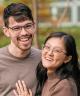 Tom Hale ’24, NYU School of Law Dean’s Scholar, with his fiancée, Julie Zhu ’23