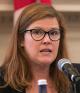Erin Murphy speaking at panel discussion