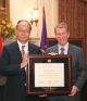 Ambassador Reiichiro Takahashi and Trevor Morrison
